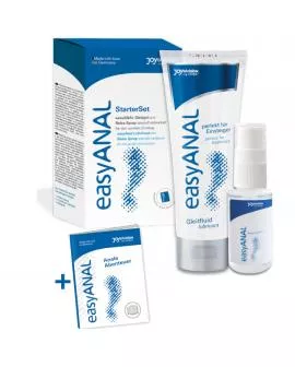 JOYDIVISION EASYANAL - EINFACHES ANAL-STARTER-SET, GLEITGEL + RELAX-SPRAY