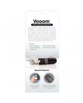 SCREAMING O - WIEAUFLADBARE VIBRIERBULLET VOOOM SCHWARZ