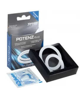 JOYDIVISION Potenzduo Ringe - Weiß - Größe M