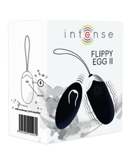 Intense Flippy II Vibrierendes Ei mit Fernbedienung - Schwarz