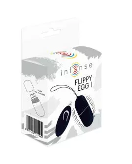 Intense Flippy I - Vibrierendes Ei mit Fernbedienung Schwarz