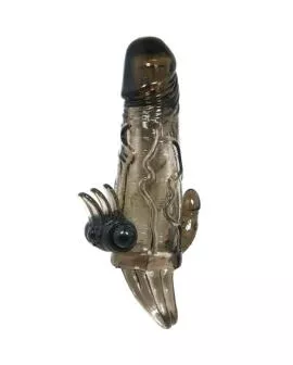 BAILE - Brave Man Penishülle Klitoris Anal Schwarz 16,5cm