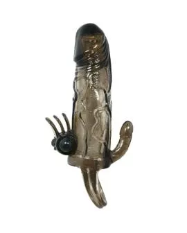 BAILE - Brave Man Penishülle Klitoris Anal Schwarz 16,5cm