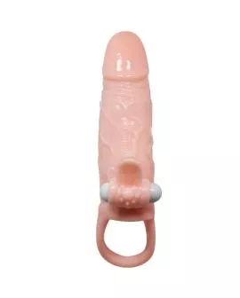 BAILE - BRAVE MAN PENISHÜLLE MIT KLITORIS UND ANALSTIMULATION FLEISCH 16.5 CM