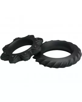 BAILE - KIT 2 RING BLÜHENDE SILIKONRINGE