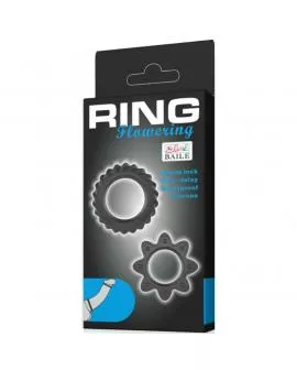 BAILE - KIT 2 RING BLÜHENDE SILIKONRINGE
