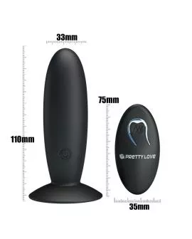 PRETTY LOVE - WIEDERAUFLADBARER ANALPLUG MIT VIBRATION UND KONTROLLE