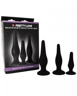 PRETTY LOVE - ANALPLUGS SILIKON INITIATIONS KIT