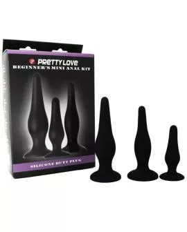 PRETTY LOVE - ANALPLUGS SILIKON INITIATIONS KIT