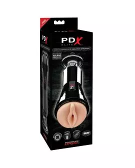 PDX Elite - Vibrierender Stroker mit Hahnkompressor