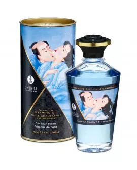 SHUNGA - WÄRMEEFFEKT-MASSAGEÖL MIT KOKOSNUSSGESCHMACK 100 ML