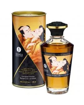 SHUNGA - MASSAGEÖL MIT WÄRMEEFFEKT, KARAMELLGESCHMACK 100 ML