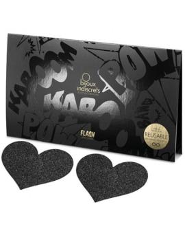 Bijoux Indiscrets - Flash Black Heart Nippelclips