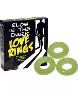SPENCER & FLEETWOOD - PACK 3 FLUORESZIERENDE RINGE