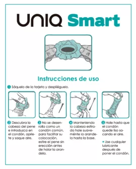 UNIQ Smart Latex-freie Vor-Erektions-Kondome - 3er-Pack