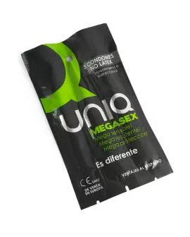 UNIQ - MegaseX Latex-Frei Sensible Kondome 3 Stk.