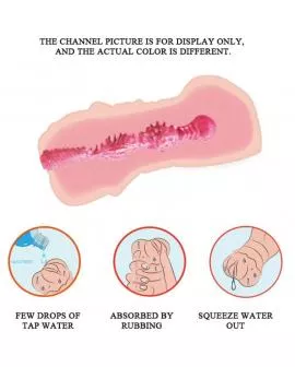 Crazy Bull Water Skin Vagina Masturbator - vibrierende Kugeln