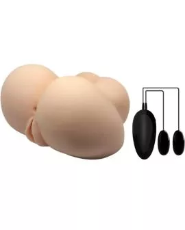 CRAZY BULL - Realistische Vagina-Anus mit 6 Vibrationen