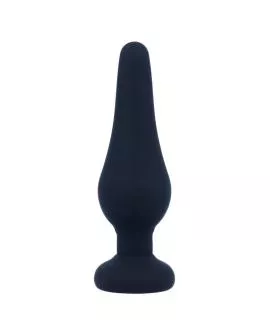 INTENSE - ANALPLUG PIPO S SCHWARZES SILIKON 9,8 CM