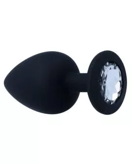 Großer Analplug Intense Shelki L - Schwarz