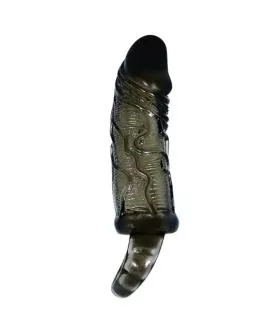 BAILE Penis Extender Cover mit Gurt - Schwarz 13,5 cm