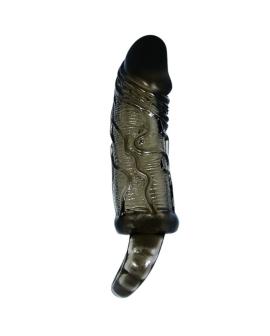 BAILE Penis Extender Cover mit Gurt - Schwarz 13,5 cm