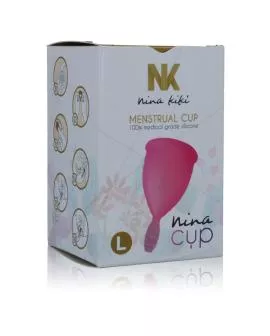 Nina Kikí Menstruationscup Rosa - Größe L