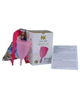 Nina Kikí Menstruationscup Rosa - Größe L