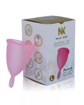 Nina Kikí Menstruationscup Rosa - Größe L