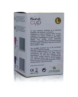 Nina Kikí Menstruationscup Rosa - Größe L