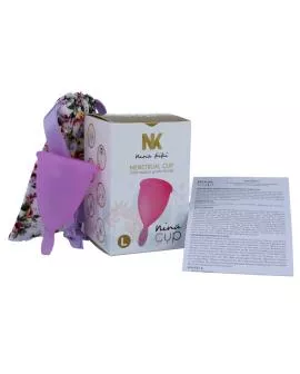 NINA KIKÍ Menstrual Cup Lila - Größe L