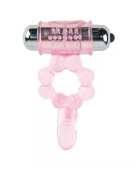 BAILE Silikonring - 10 Zungenrhythmen mit Rosa Vibration