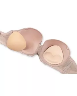 BYE-BRA - Perfekte Push-Up Pads für BH Beige