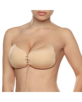 BYE-BRA - Lace-It Enhancement Push-Up BH Beige Cup B