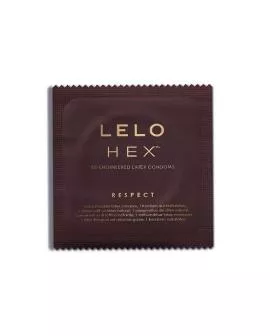 LELO HEX CONDOMS RESPECT XL 3 PACK