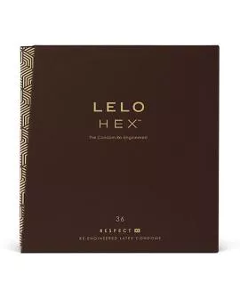 LELO HEX Respect XL Kondome - 36er Pack