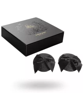 Bijoux - Burlesque Glänzende Nippleabdeckungen mit Schleife