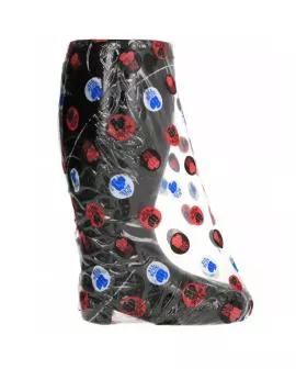 ALL BLACK - Riesiger Weicher Fistingstiefel 31 cm