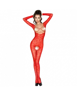 PASSION - WOMAN BS031 ROTER BODYSTOCKING, EINE GRÖSSE