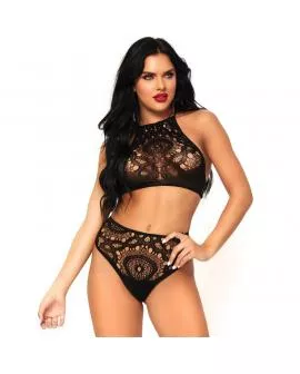Leg Avenue - 2-teiliges Erotik-Set Top und Höschen