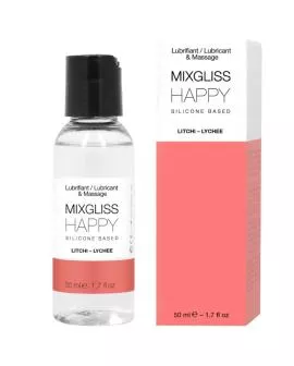 MIXGLISS - Happy Litchi Silikon-Gleitgel 50 ml