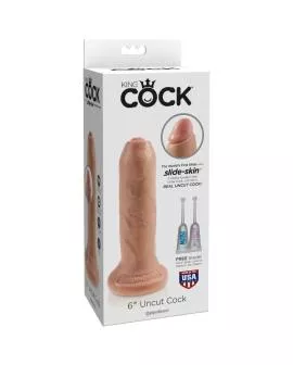 King Cock - Realistischer Dildo Ungeschnitten 15 cm