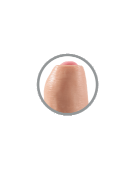 King Cock - Realistischer Dildo Ungeschnitten 15 cm