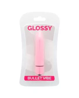 Glossy - Dünnes Rosa Vibrator für Erotik
