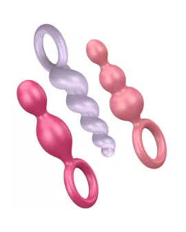 Satisfyer Analstöpsel Set - 3er Tricolor