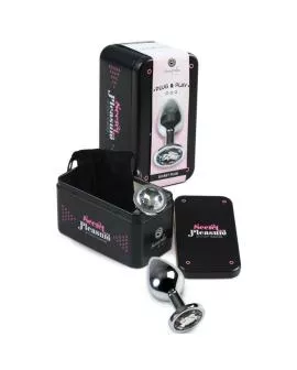 Secretplay Analplug aus Transparentem Aluminium - 8 cm