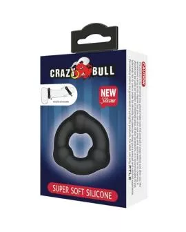 Crazy Bull - Superweicher Silikonring mit Knochen