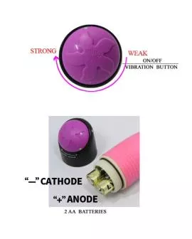 BAILE - BUNTER SEX REALISTISCHER VIBRATOR ROSA 23 CM