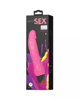 BAILE - BUNTER SEX REALISTISCHER VIBRATOR ROSA 24 CM