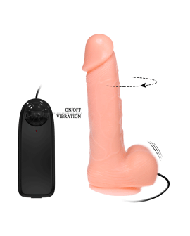 BAILE - Realistischer Dildo mit Vibration und Rotation 20 cm